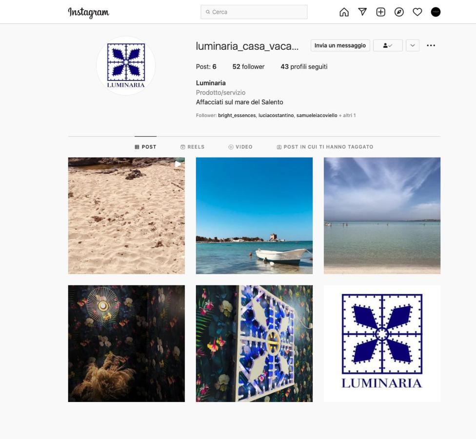 "Luminaria" Casa Nuova In Salento Fronte Mare!!! Villa Sant Isidoro  Eksteriør billede